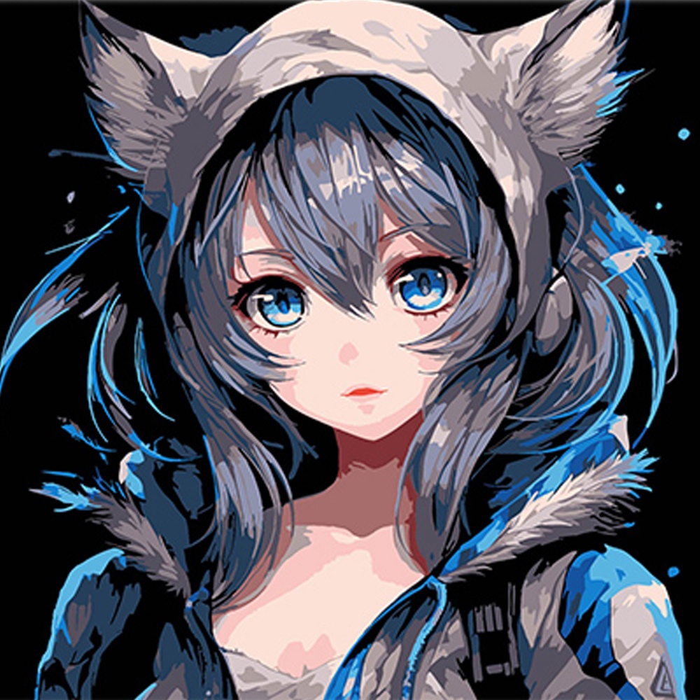 Набір для розпису за номерами Strateg на чорному фоні в асортименті 40х40 см