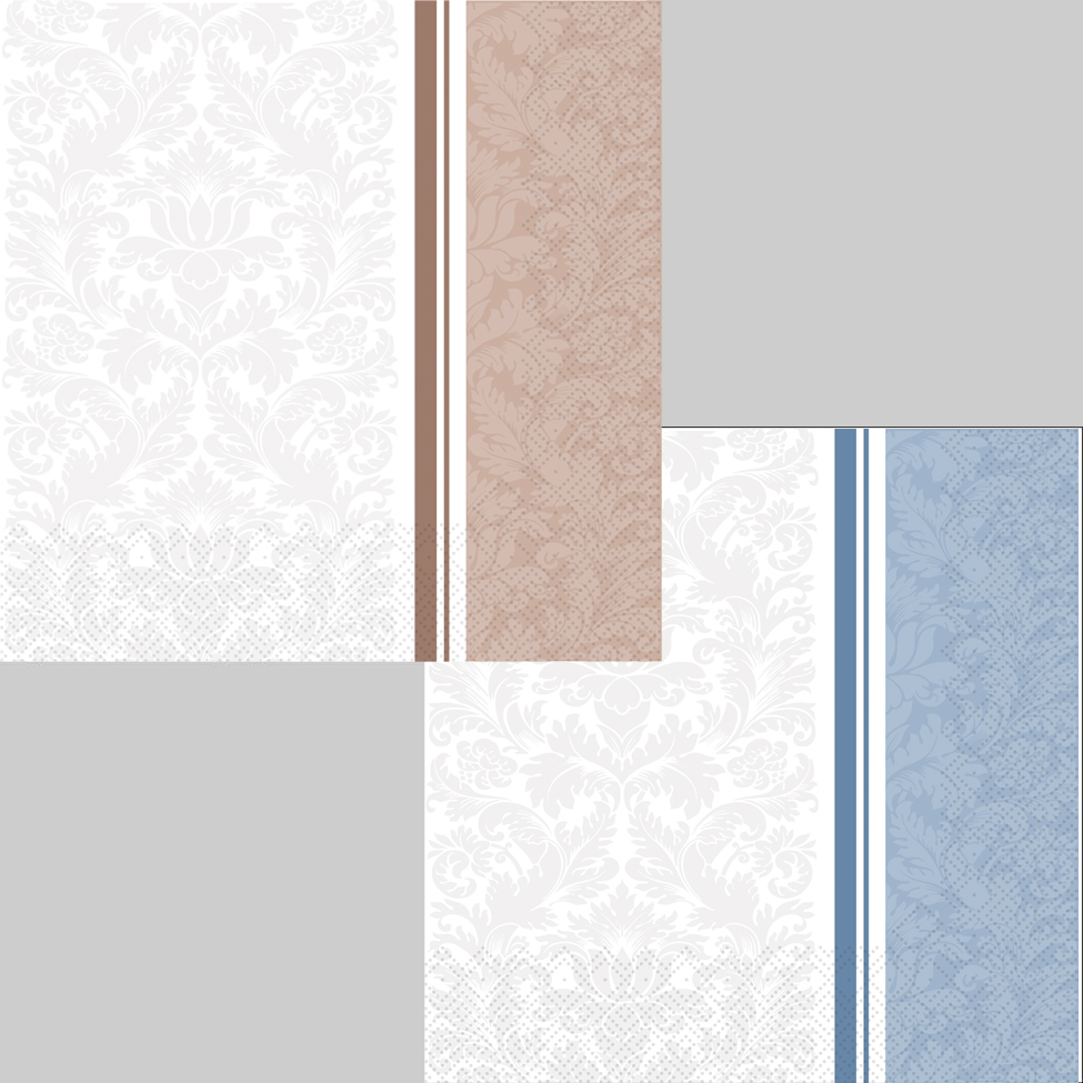 Салфетки столовые Silken ДАМАСК 33х33 см 18 шт.