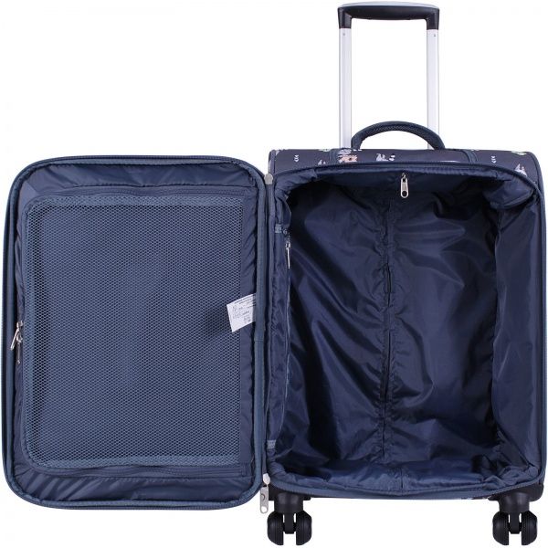 Валіза Bagland Марсель 36 л сірий 220 (0037966194) 