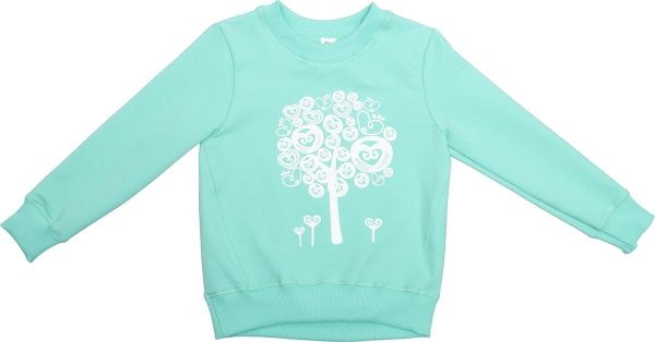 Світшот Маленькие люди 5 р.104 м'ятний 