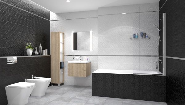 Плитка Grand Kerama Бордюр Chrome матовий 1814 1,6х60 