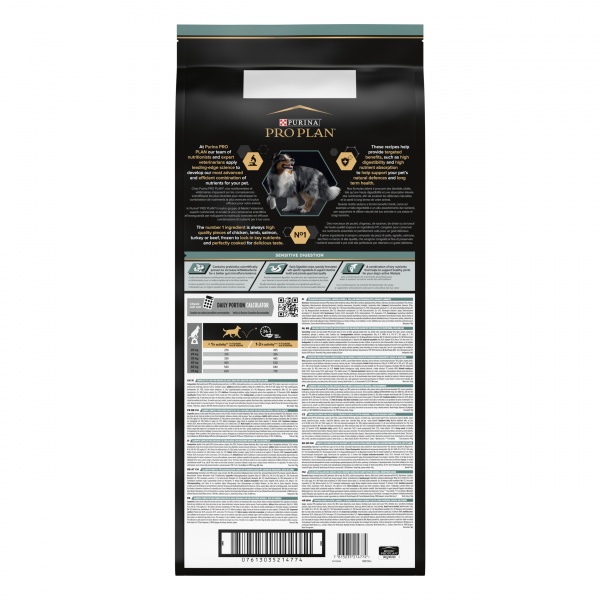 Корм сухой для собак с чувствительным пищеварением для средних пород Pro Plan Medium Sensetive с ягненком 14 кг