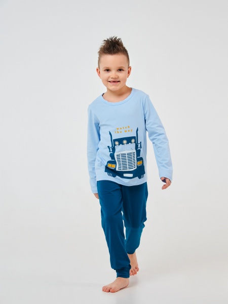 Піжама для хлопчиків Smil р.122 блакитний 104517 