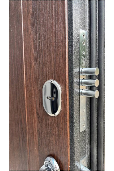 Дверь входная Tarimus Аляска серебро венге 2050x960 мм левая