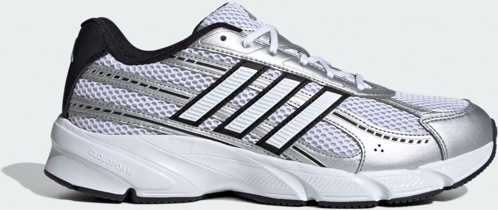 Кросівки чоловічі Adidas TECHNOCHAOS 2000 FTWWHT/FTWWHT/CBLACK HQ7282 р.45 1/3 сірі