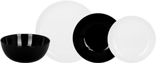 Сервиз столовый Diwali Black & White 19 предметов P4360 Luminarc