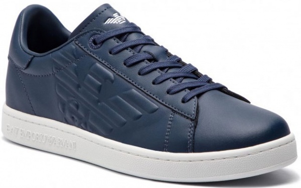 Кроссовки EA7 LEATHER_SNEAKER X8X001-XCC51-00285 р.US 6 синий