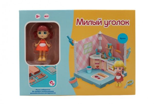 Ігровий набір Funky Toys Затишний куточок. Кухня з лялькою FT3103 