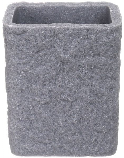 Стакан для зубных щеток Luna alisсерый 350 мл