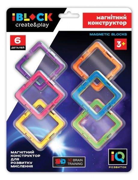 Конструктор магнитный Iblock PL-920-12