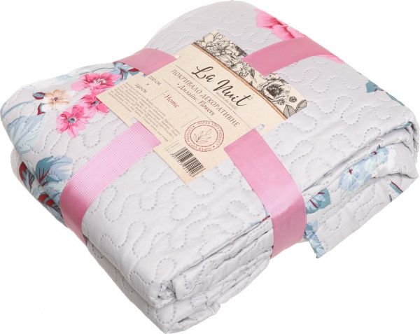 Покрывало Flowers 220x240 см La Nuit бежевый 