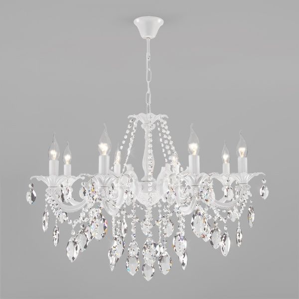 Люстра підвісна Strotskis Veletta 10108/8 8x60 Вт E14 білий 