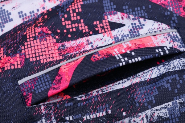 Комплект детской одежды для девочек Reima 4681 фуксия-темно-синий рост 116 с принтом 723732.9 