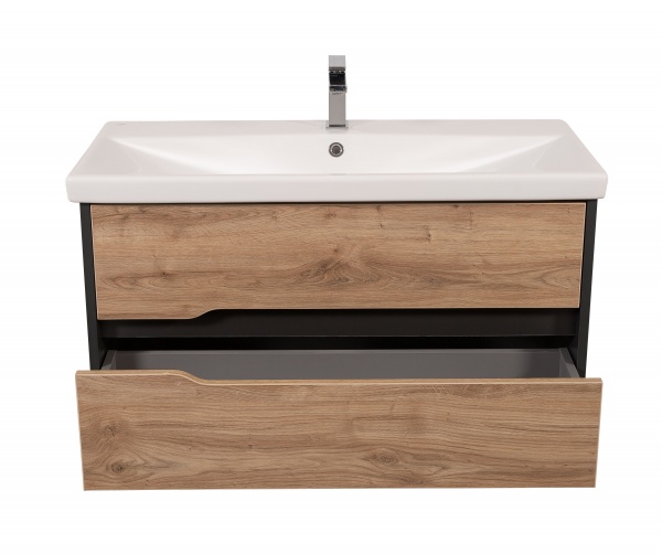 Тумба подвесная Aqua Rodos Сидней с умывальником Elite 100 см