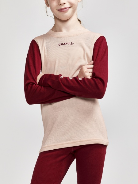 Комплект термобелья Craft CORE WARM BASELAYER SET JR 1909712-718488 р.146/152 красный