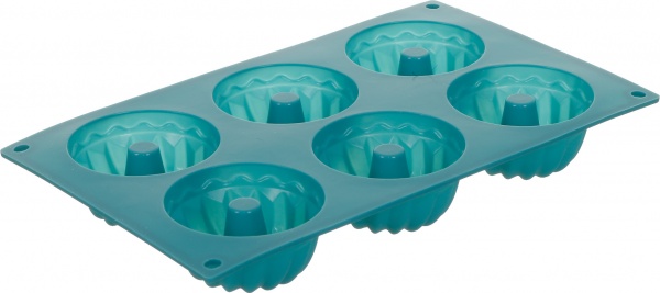 Форма для кексов Magic Ring с втулкой 32х18х2 см бирюза Flamberg Smart Kitchen