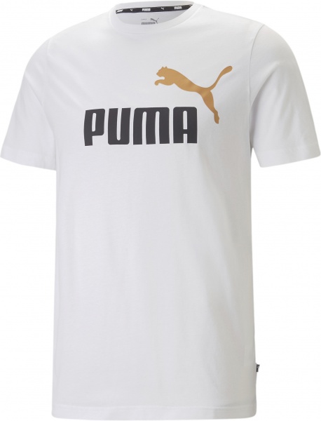 Футболка Puma ESS+ 2 COL LOGO TEE 58675958 р.M білий