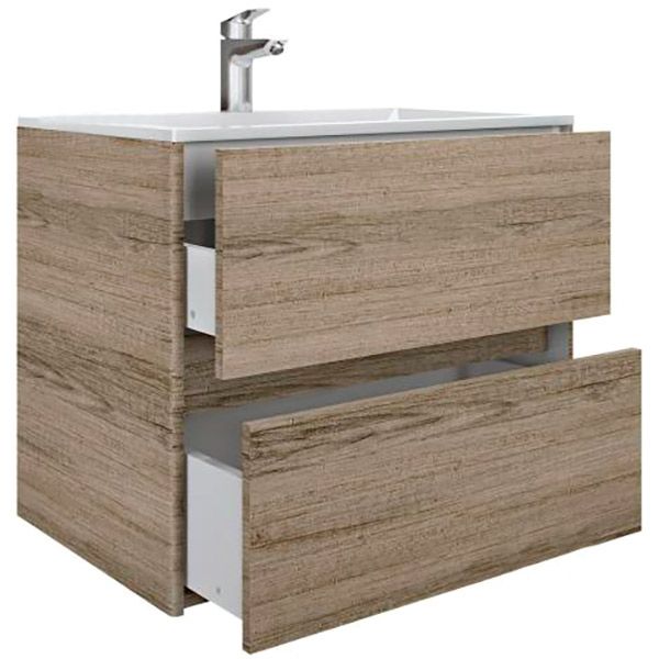 Тумба подвесная Water House Preference N2 70 МДФ секвойя под умывальник Амальфи 70