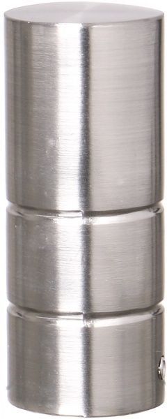 Наконечник Gardinia Циліндр Ally набірний d19 мм імітація сталі 