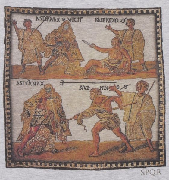 Футболка P1G “Гладиаторы” р. XXL [1232] Iron Grey