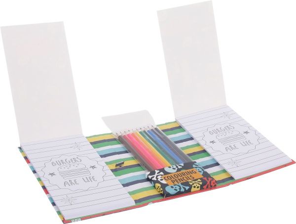 Набор раскраска Football и карандаши цветные 10 шт. 