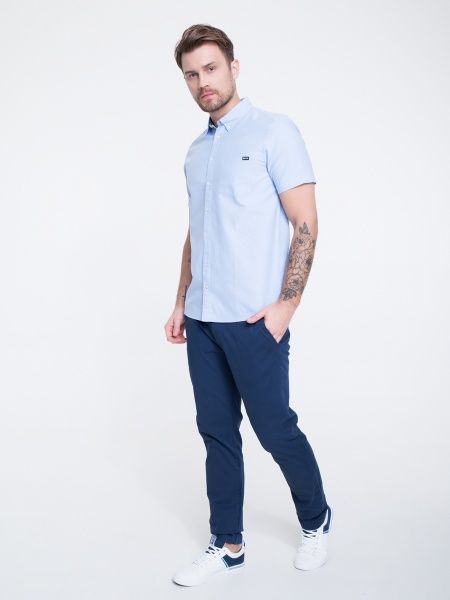 Сорочка BigStar ABAGAIL 141735400 р. L блакитний