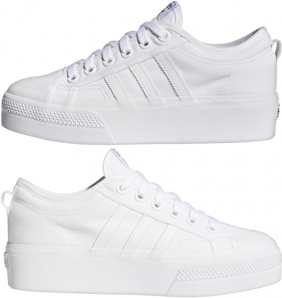 Кеди Adidas NIZZA PLATFORM W FV5322 р.UK 5,5 білий