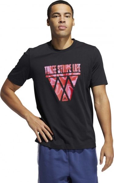 Футболка Adidas TSL HOOPS GN5152 S чорний