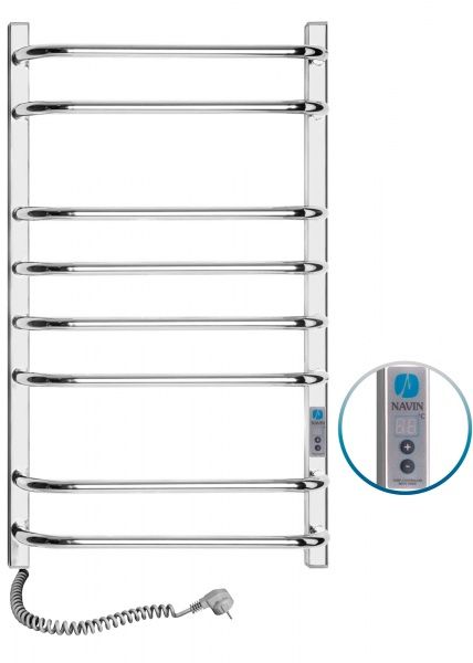 Полотенцесушитель электрический NAVIN Симфония Квадро 480х800 левый Digital с таймером (10-009152-4880)