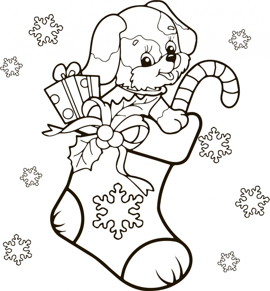 Набор для росписи на холсте Riviera Blanca Рождественский сапог КА-069