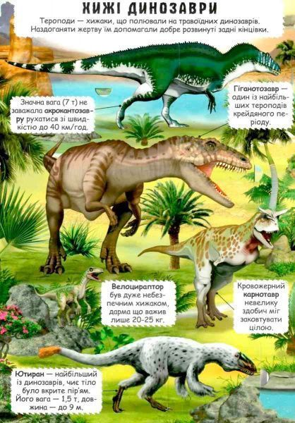 Книга «Динозаври. Книжка з секретними віконцями» 978-966-936-908-6