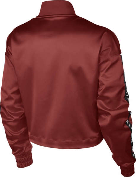 Свитшот Nike W NSW AIR TRK JKT SATIN BV4779-661 р. L оранжевый