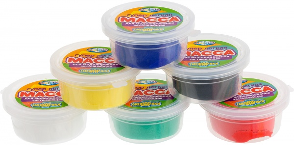 Масса для моделирования Смешарики 6 цветов 85910М