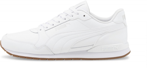 Кроссовки Puma ST RUNNER V3 L PUMA WHITE-PUMA WHITE-GUM 38485505 р.45 белый