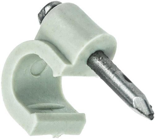 Скоба для круглого кабеля Expert Fix 12 мм 20 шт. белый 