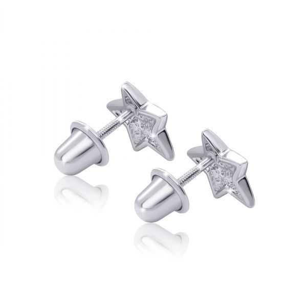 Сережки-пусети UMa&UMi Зірочка рожева