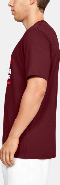 Футболка Under Armour UA GL Foundation SS T 1326849-615 S бордовий