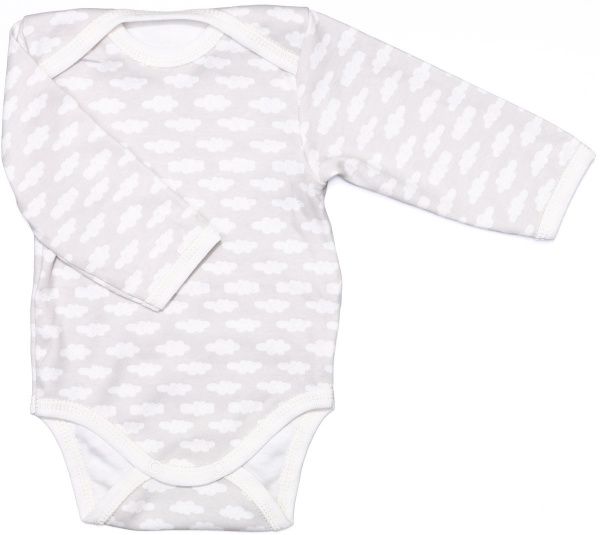 Боди Bambinelli Тучки р.62 серый с белым 