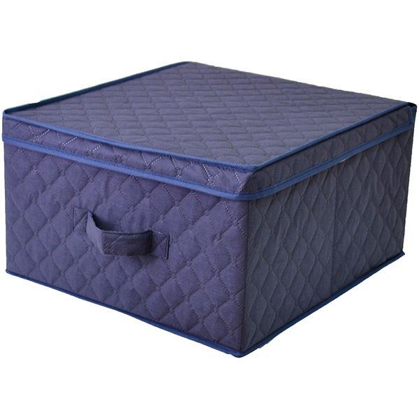 Короб для речей 43х47х25 см синій