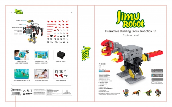 Робот программируемый UbTech Jimu Explorer 7 servos (JR0701) 