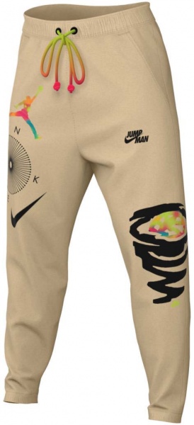 Штани Nike Jordan Flight MVP Men's Statement Graphic Fleece DQ8015-252 р. XL бежевий