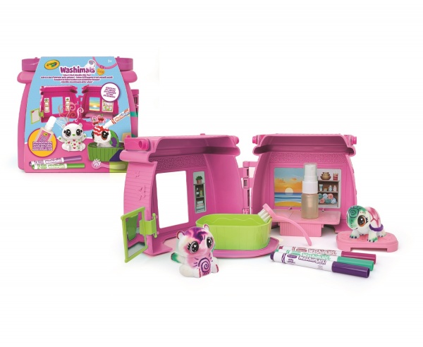 Набор для творчества Washimals Спа-салон ароматизированный Crayola 