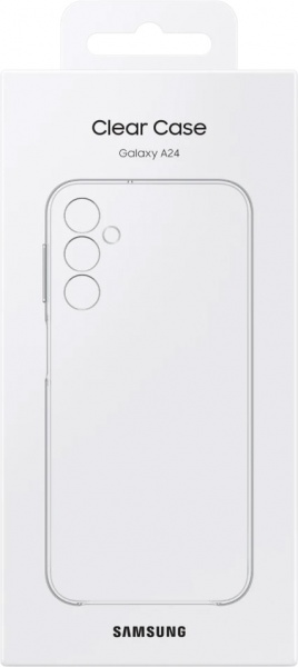 Чохол-накладка Samsung Clear Case Transparent для A24 (EF-QA245CTEGRU)
