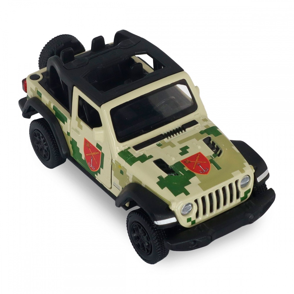 Автомодель TechnoDrive 1:32 серии Шевроны Героев - Jeep Wrangler Rubicon ОК Юг 250398UM