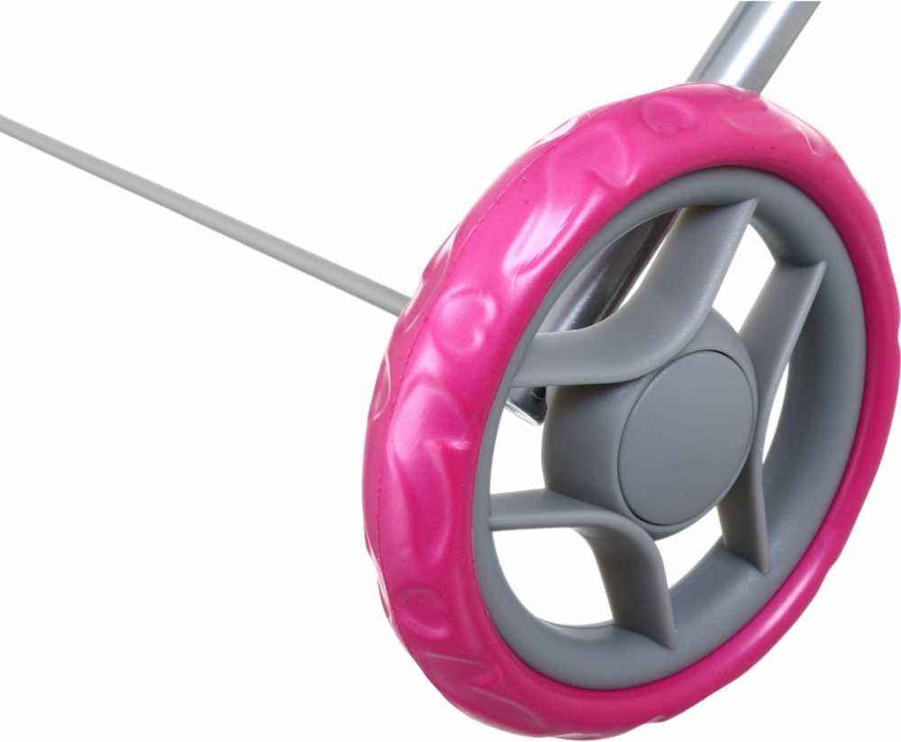 Коляска для ляльок PIXIE 63.5х36х73 см блакитно-рожевий 9308