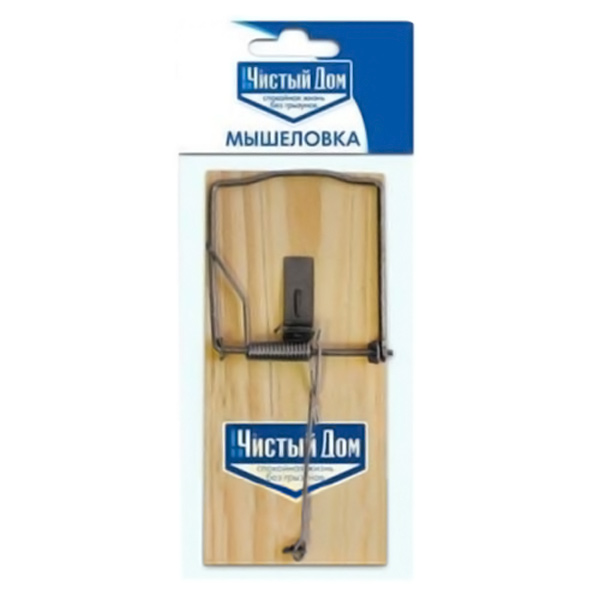 Мышеловка деревянная Чистый Дом 03-048