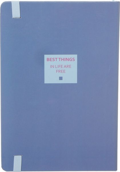 Книга для нотаток А5 у клітинку синій