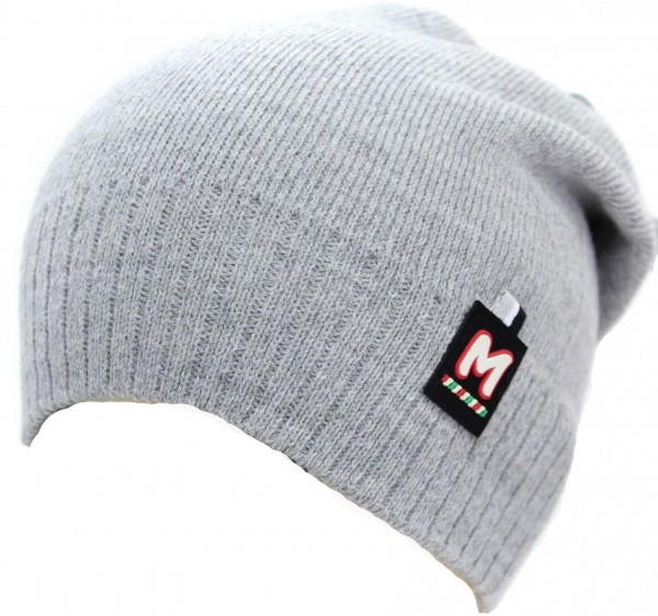 Шапочка детская для мальчиков Kraft+ р.48-50 светло-серый меланж 2306 