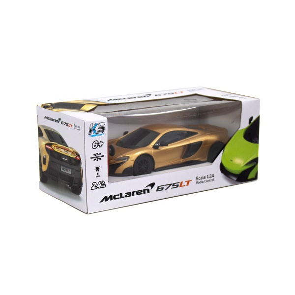 Машинка на р/к - Mclaren 675LT (1:24, 2.4Ghz, золотий) 1:24 124GMGL