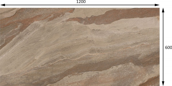 Плитка Allore Group Slate Gold F PC 60x120 R Sugar (51,84) 1 